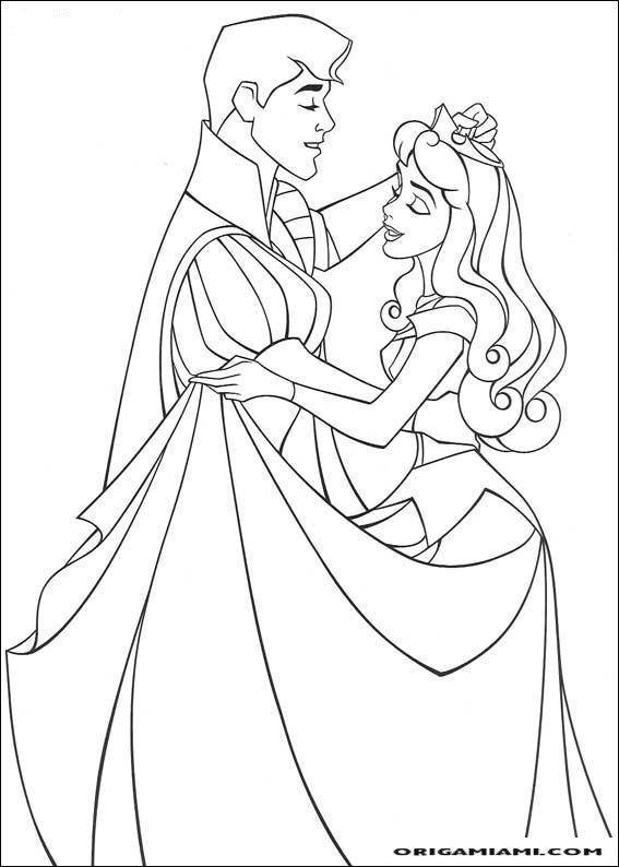 The sleeping beauty coloring page (21)