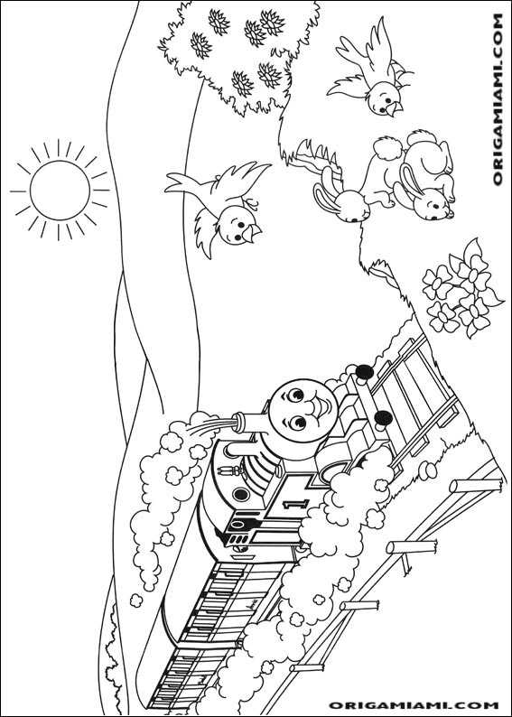 Thomas friends coloring page (10)