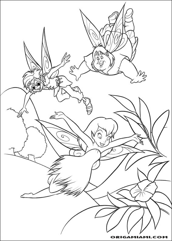 Tinker bell coloring page (11)