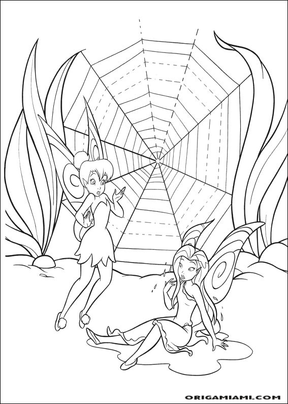 Tinker bell coloring page (22)