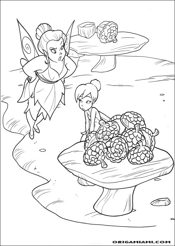 Tinker bell coloring page (24)