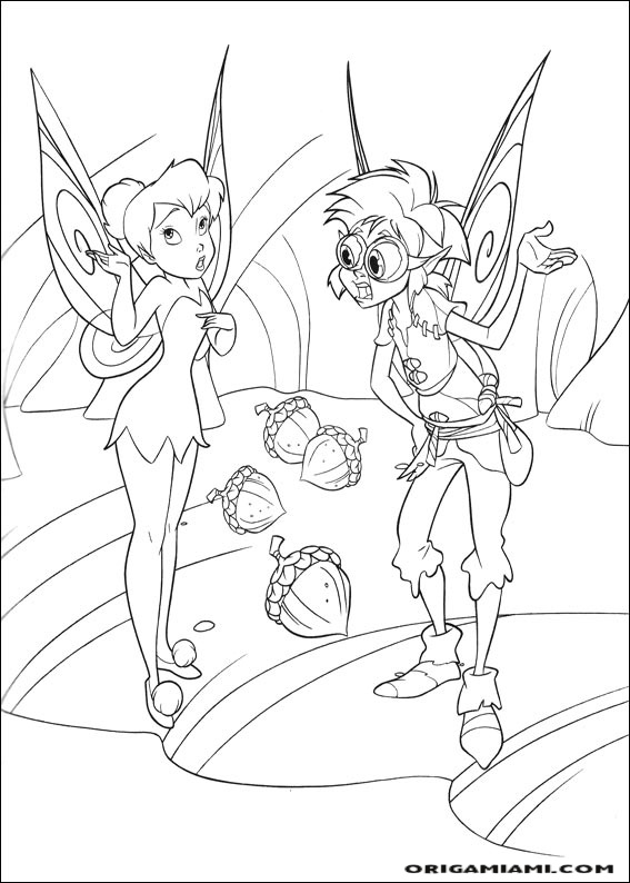 Tinker bell coloring page (25)