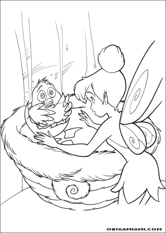 Tinker bell coloring page (27)