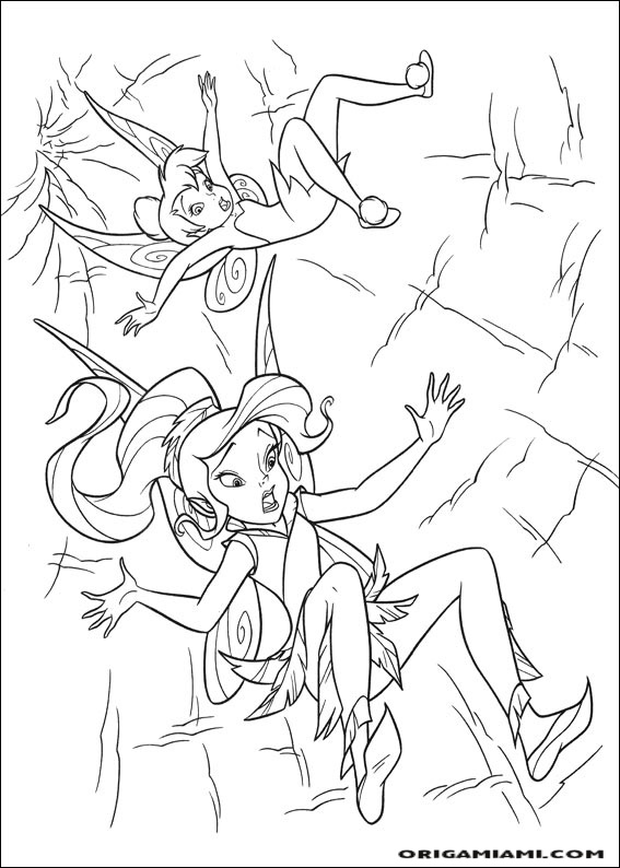 Tinker bell coloring page (30)