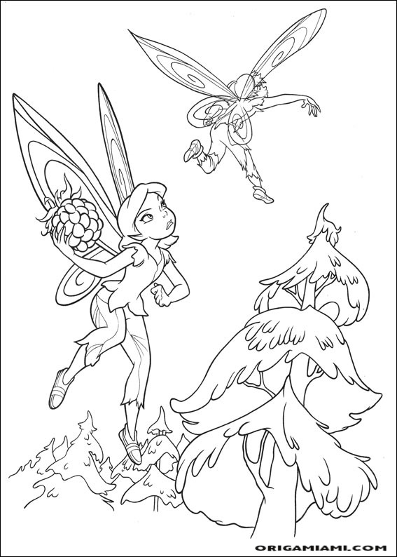 Tinker bell coloring page (31)