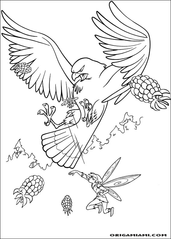 Tinker bell coloring page (32)