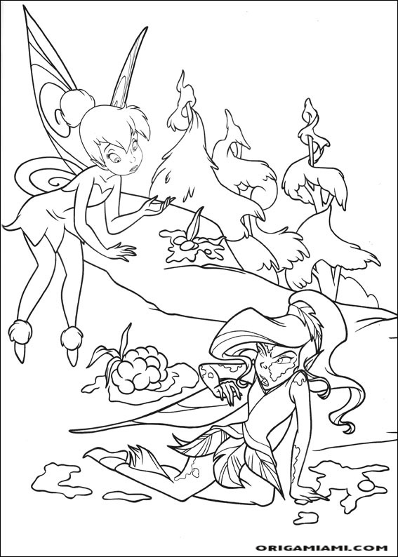 Tinker bell coloring page (33)