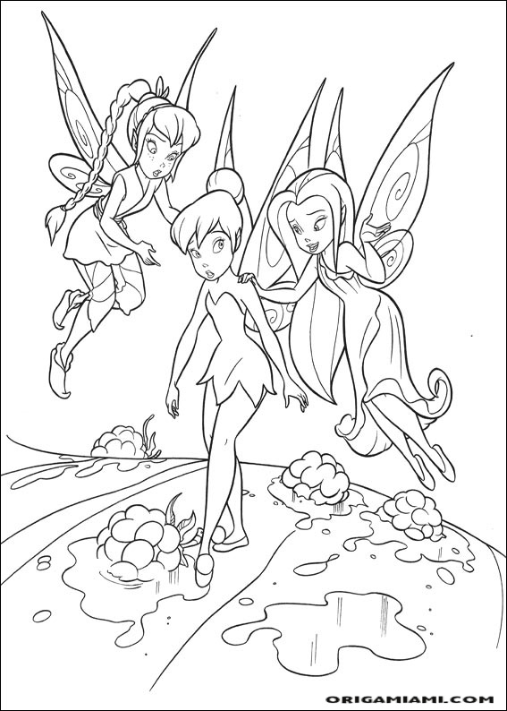 Tinker bell coloring page (34)