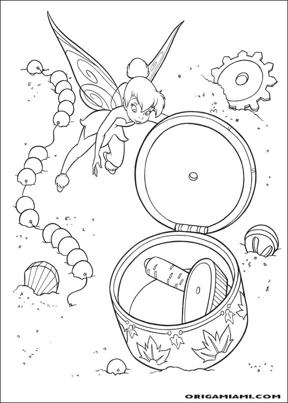 Tinker bell coloring page (35)