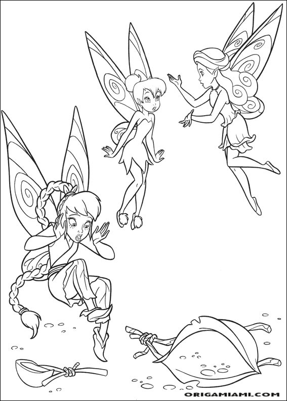 Tinker bell coloring page (43)