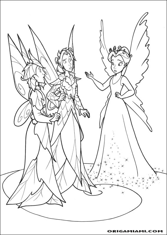 Tinker bell coloring page (45)