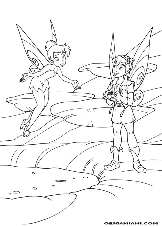 Tinker bell coloring page (47)