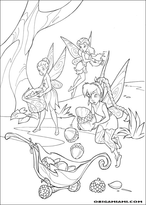 Tinker bell coloring page (49)