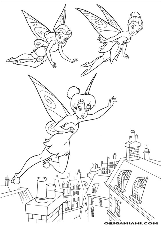 Tinker bell coloring page (56)