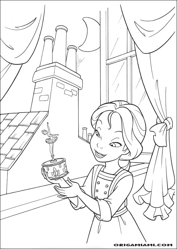 Tinker bell coloring page (58)