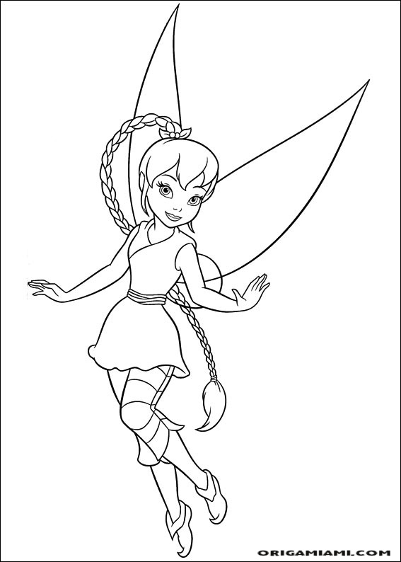 Tinker bell coloring page (71)