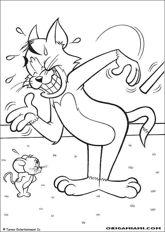 Tom e jerry coloring page (10)