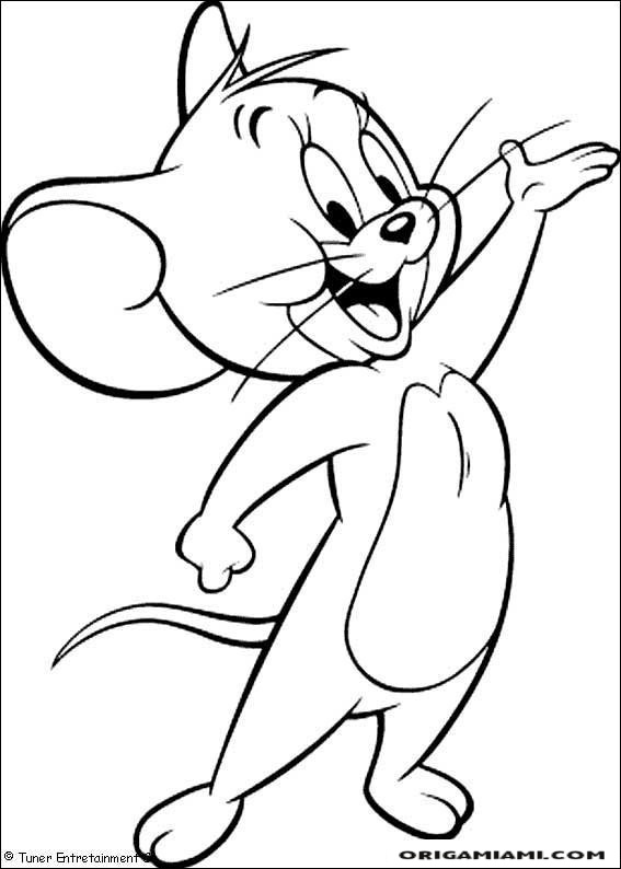 Tom e jerry coloring page (12)