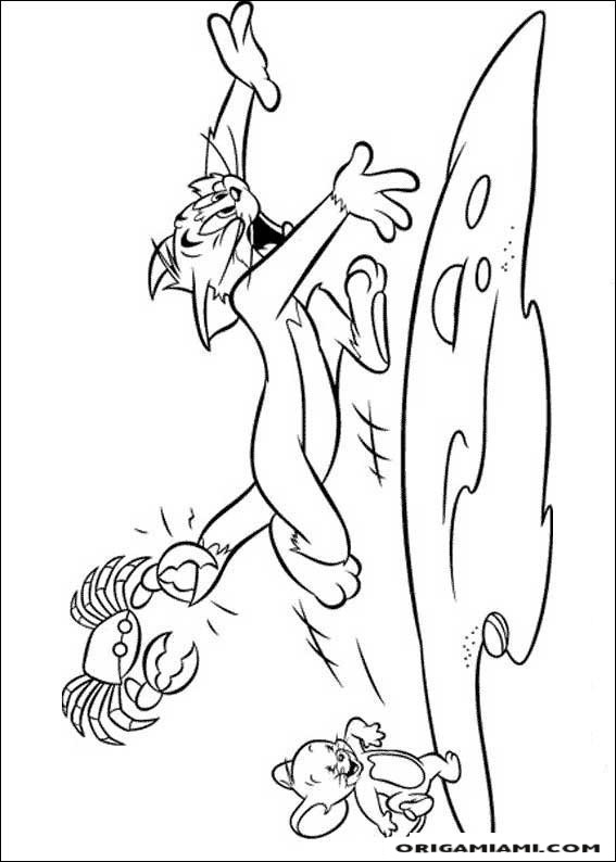 Tom e jerry coloring page (13)