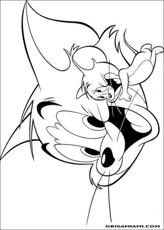 Tom e jerry coloring page (16)