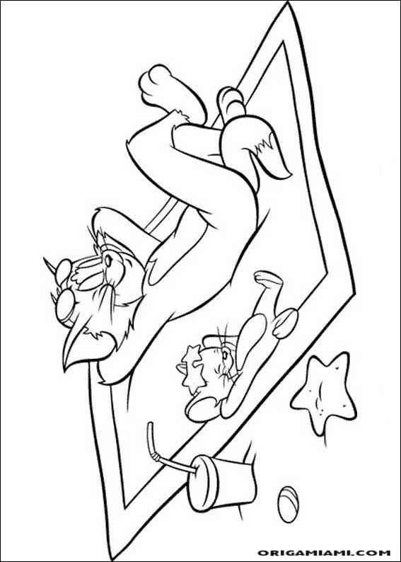 Tom e jerry coloring page (19)