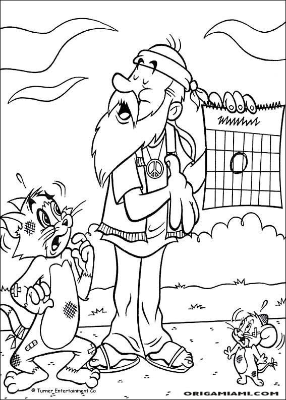 Tom e jerry coloring page (2)