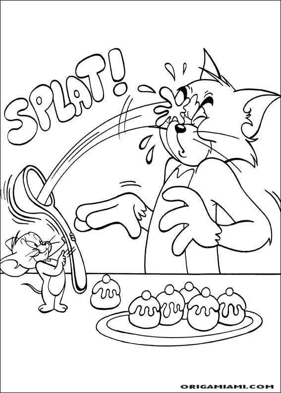 Tom e jerry coloring page (22)