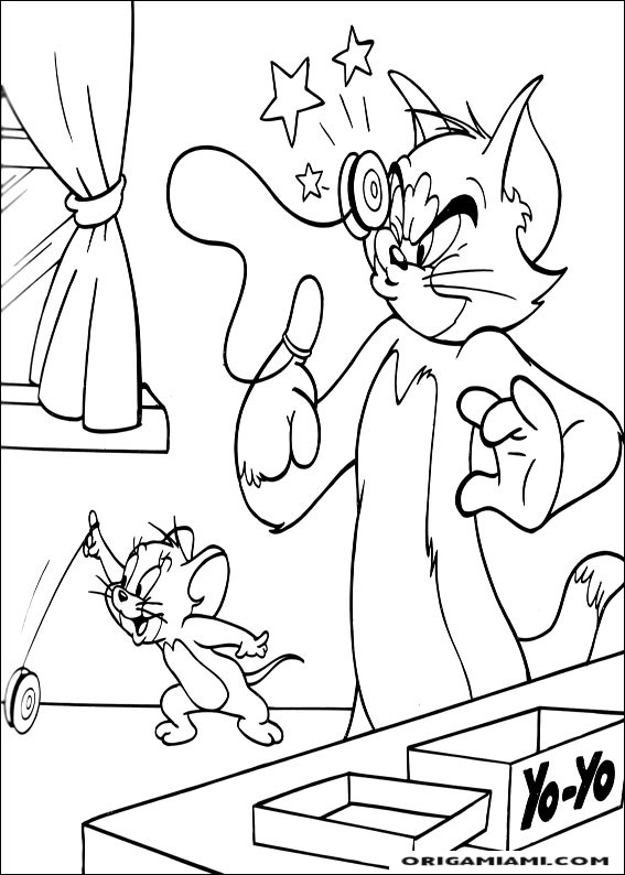 Tom e jerry coloring page (28)