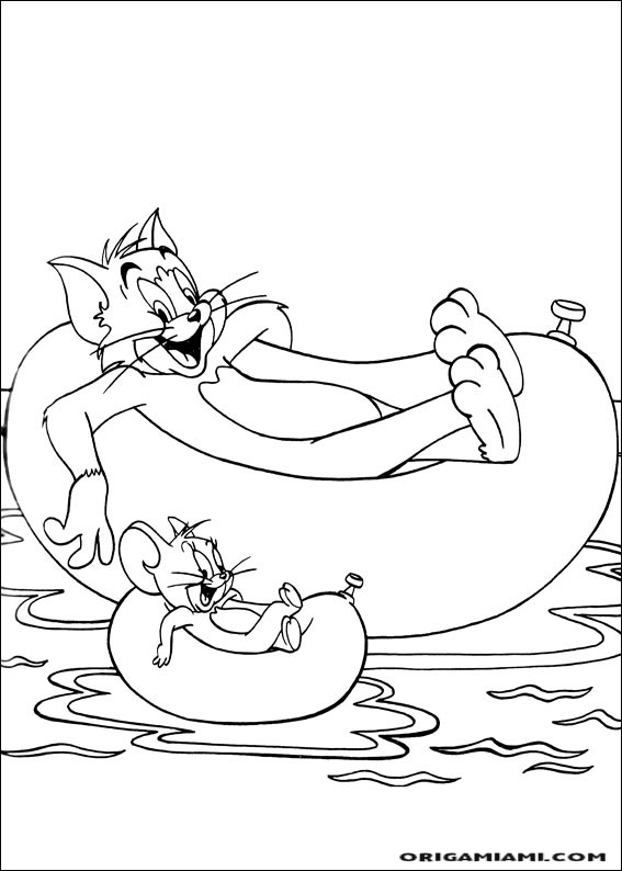 Tom e jerry coloring page (29)