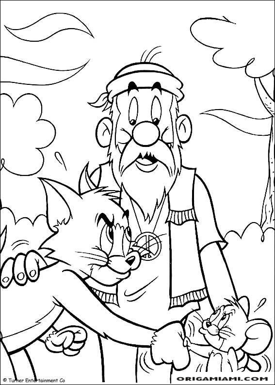 Tom e jerry coloring page (3)