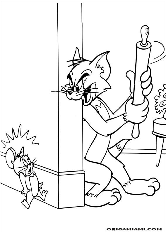 Tom e jerry coloring page (31)