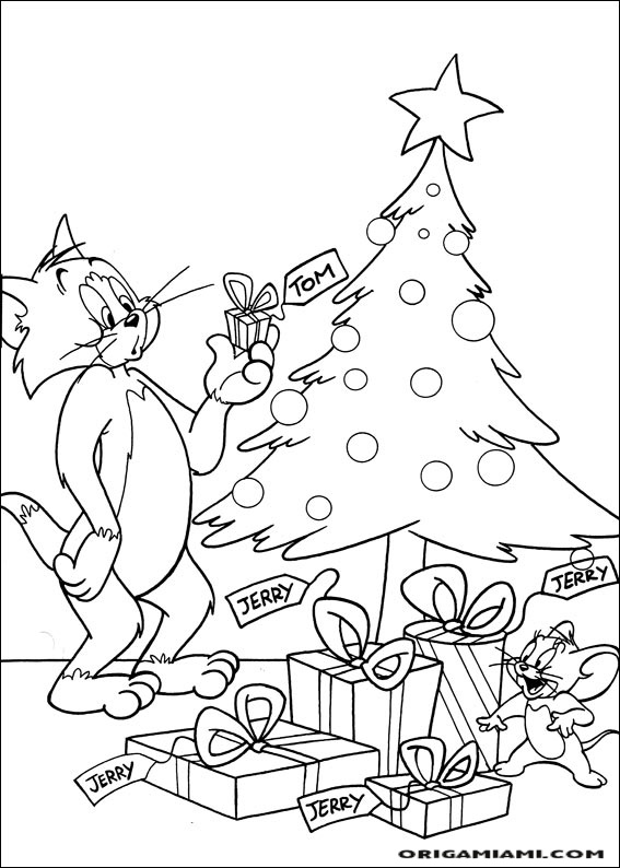 Tom e jerry coloring page (36)