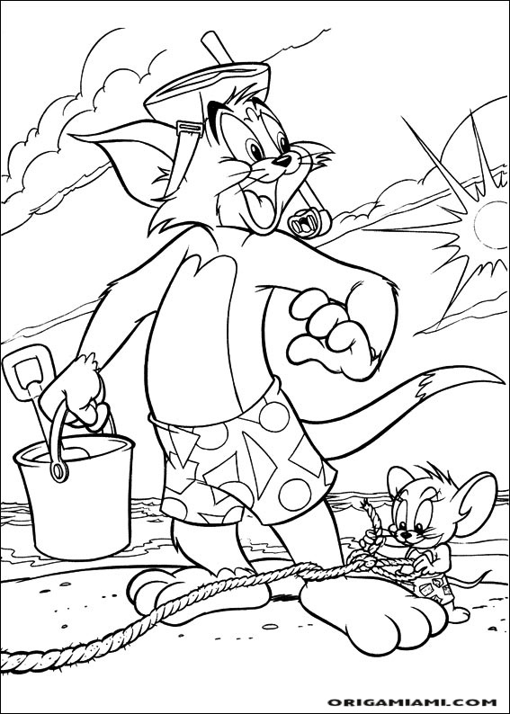 Tom e jerry coloring page (40)