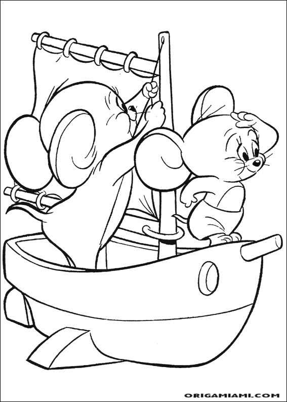 Tom e jerry coloring page (46)