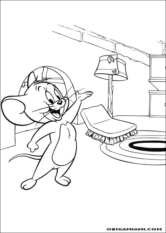 Tom e jerry coloring page (52)