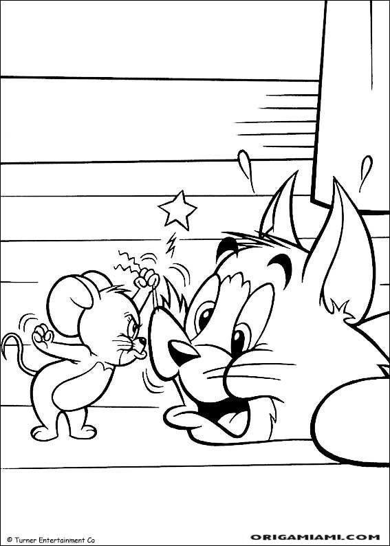 Tom e jerry coloring page (6)