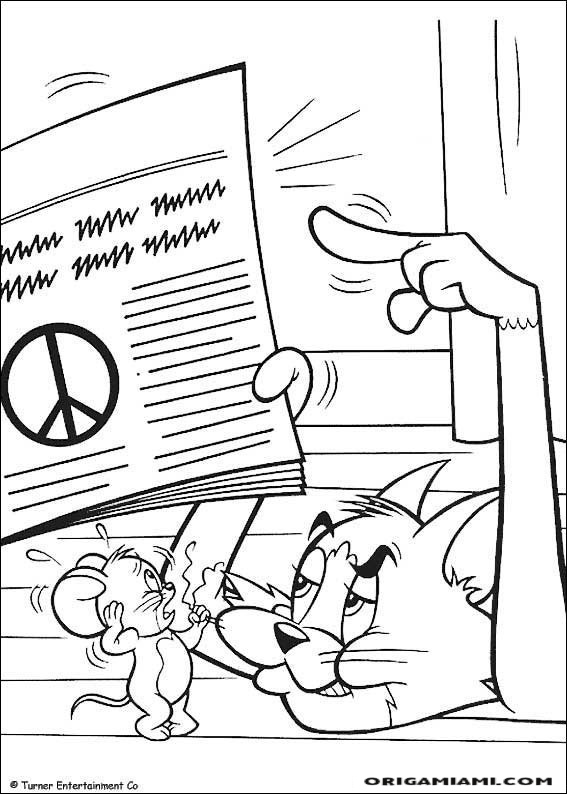 Tom e jerry coloring page (7)