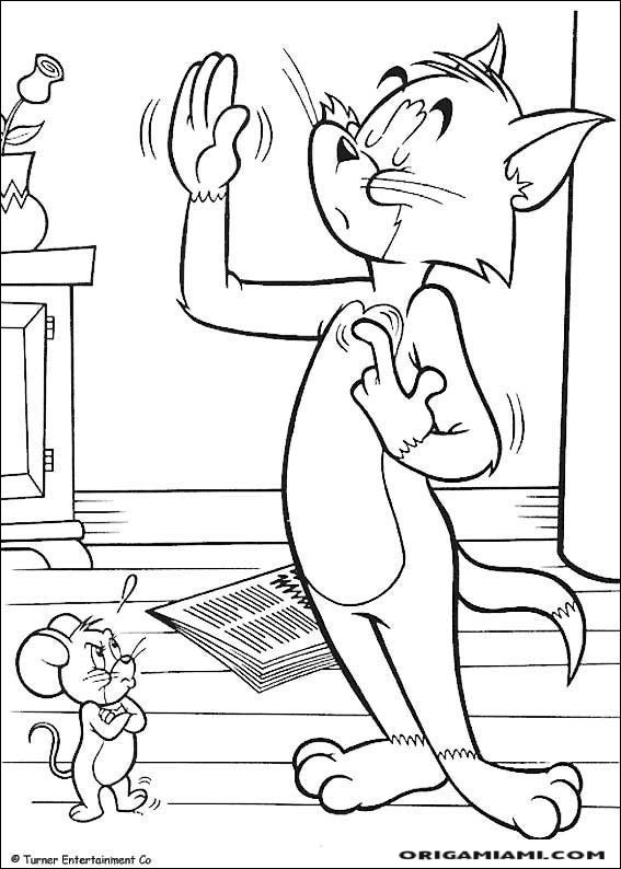 Tom e jerry coloring page (8)