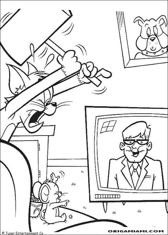 Tom e jerry coloring page (9)