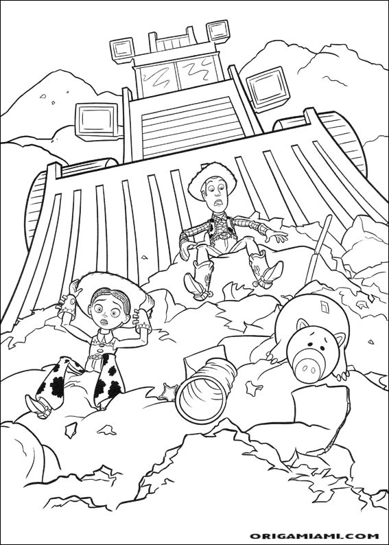 Toy story 3 coloring page (17)