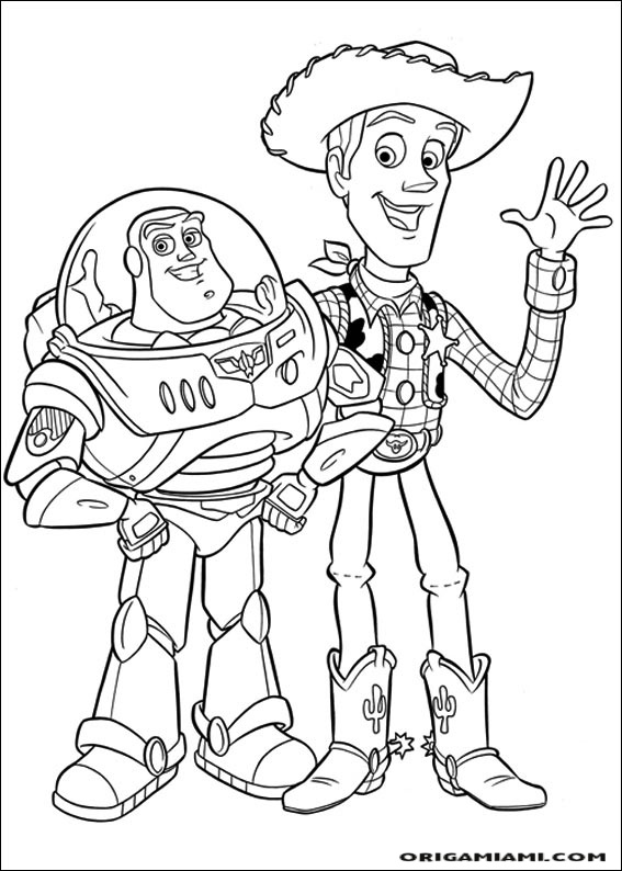 Toy story 3 coloring page (22)