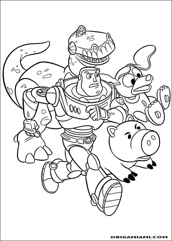 Toy story 3 coloring page (23)