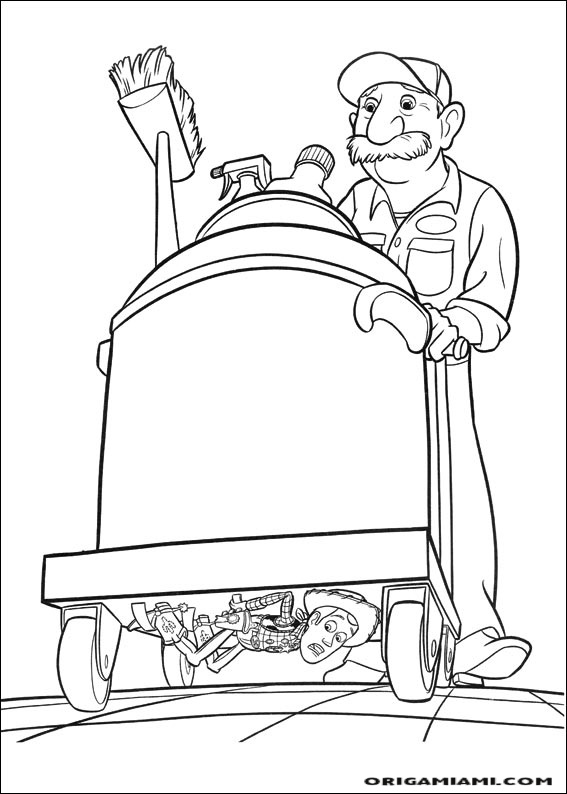 Toy story 3 coloring page (8)