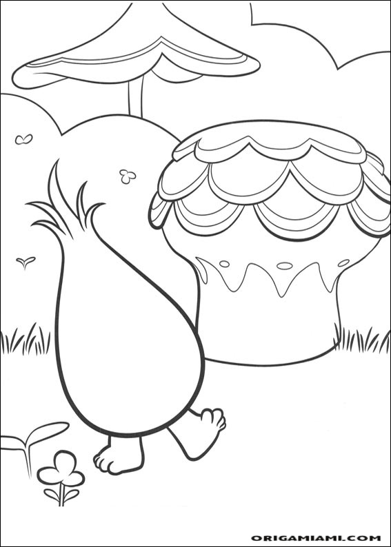 Trolls coloring page (12)