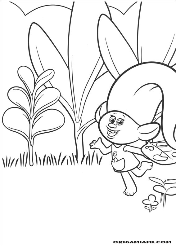 Trolls coloring page (13)