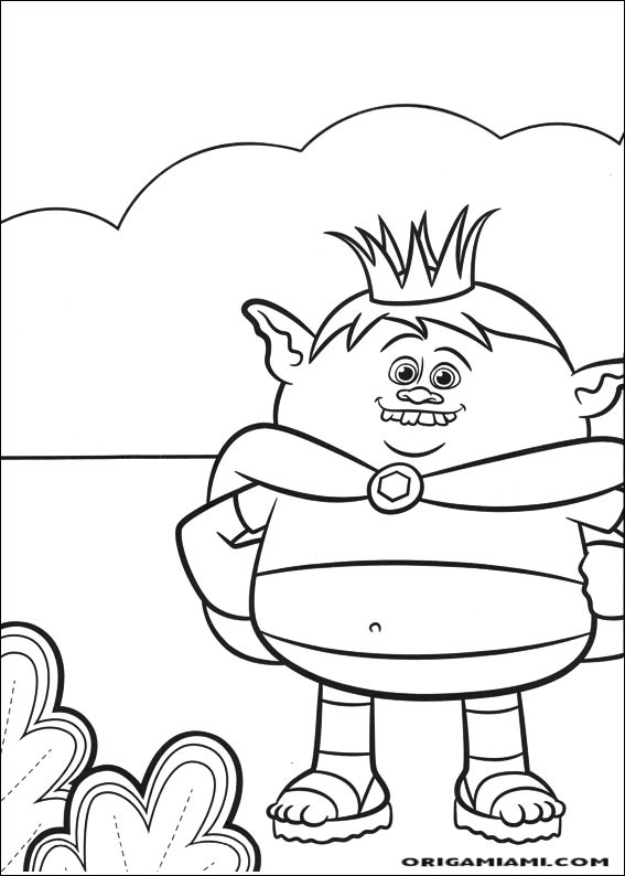 Trolls coloring page (17)