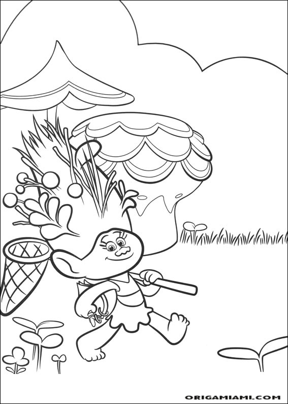 Trolls coloring page (18)