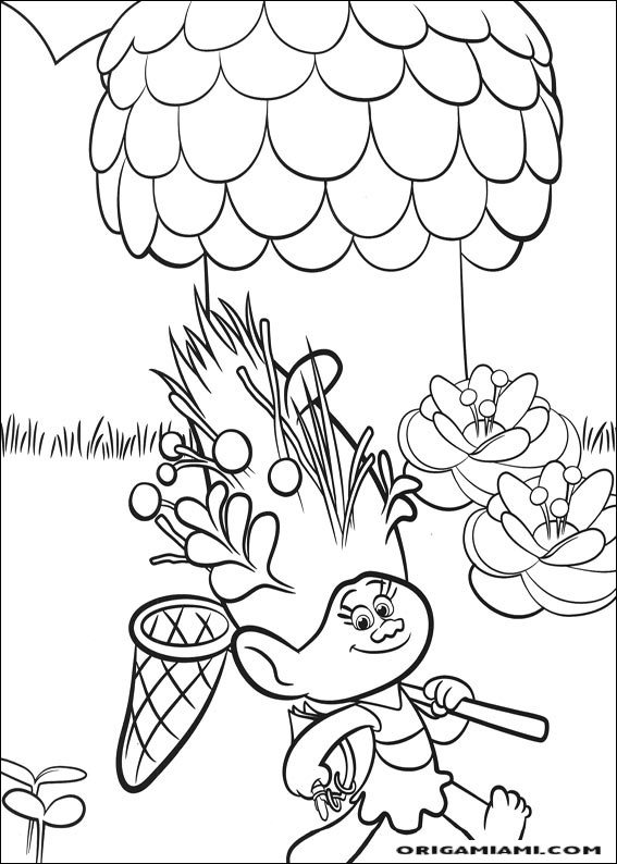 Trolls coloring page (20)