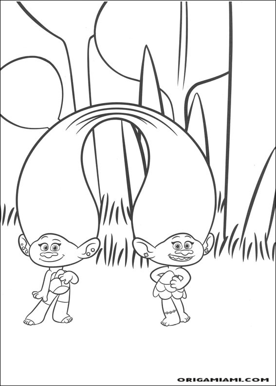 Trolls coloring page (21)