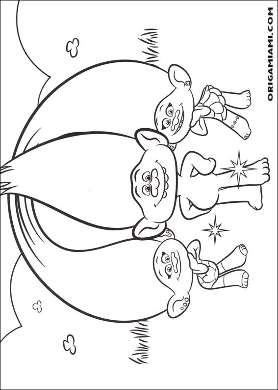 Trolls coloring page (24)